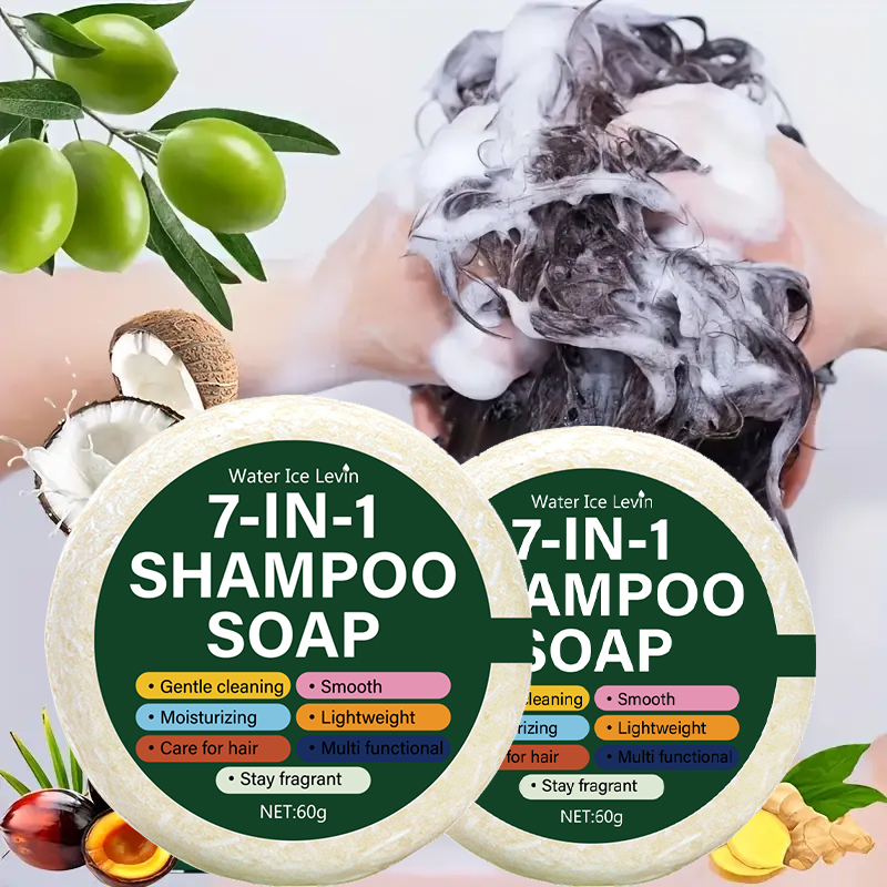 Soap Making Glycerin Base - 7-in-1 Shampoo Soap Bar | All-in-One