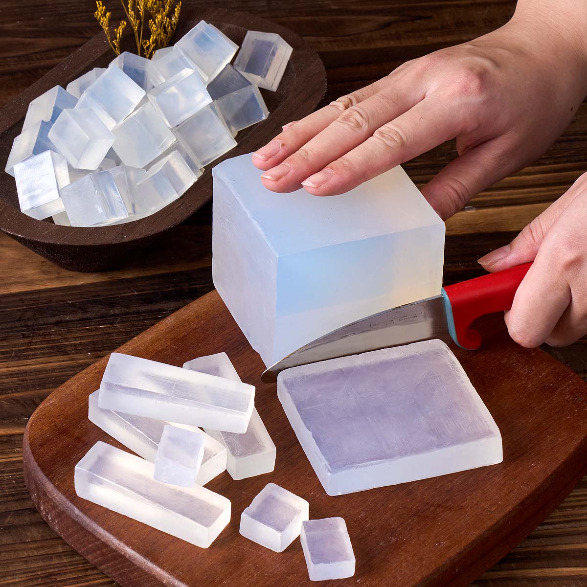 Soap Making Glycerin Base - Transparent White Glycerin Soap Base DIY