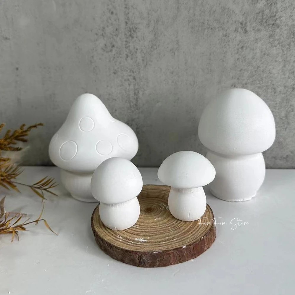Soap Making Scents - 3D Mushroom Candle Silicone Mold Crystal
