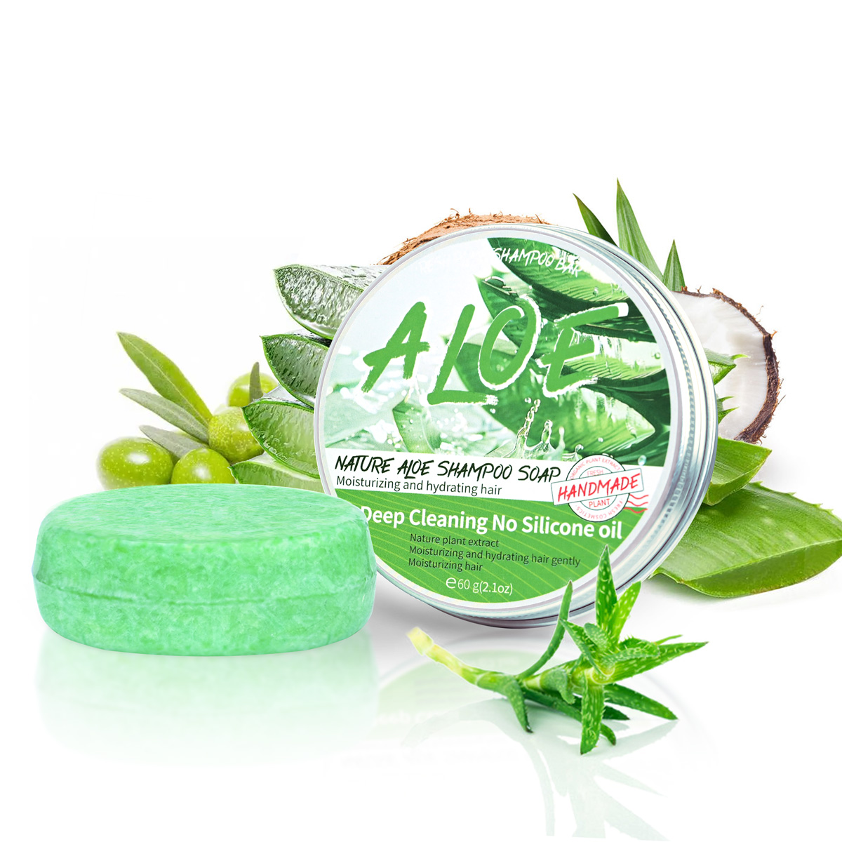 Soap Making Glycerin Base - Organic Aloe Shampoo Bar Organic Solid