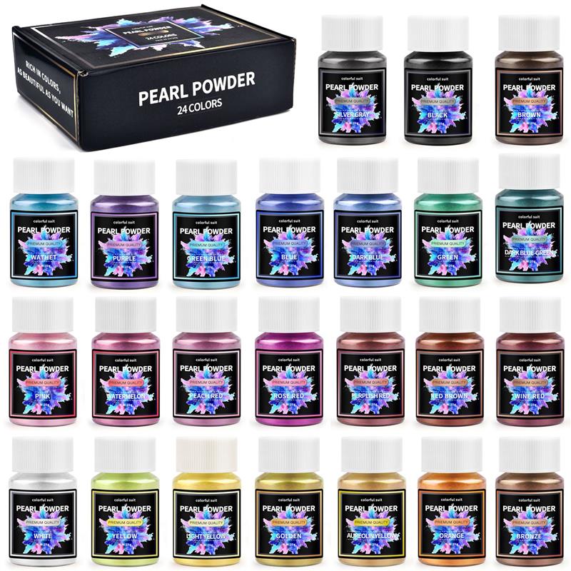 Mica Powder Colorant - 6/24/30Colors Epoxy Resin Dye Mica Powder