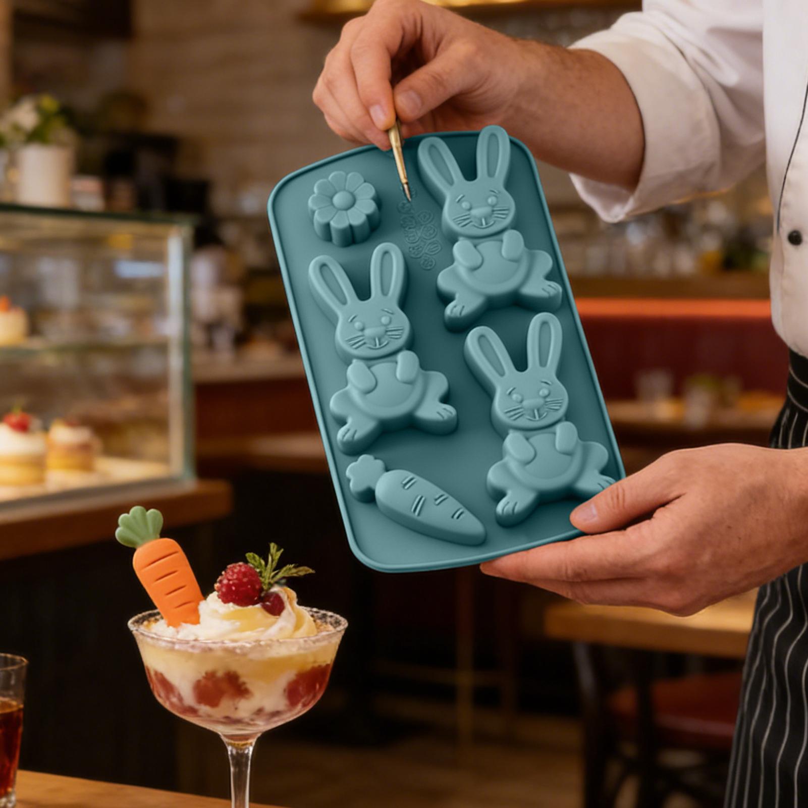 Soap Making Bar - Easter Bunny Baking Mold Non Stick