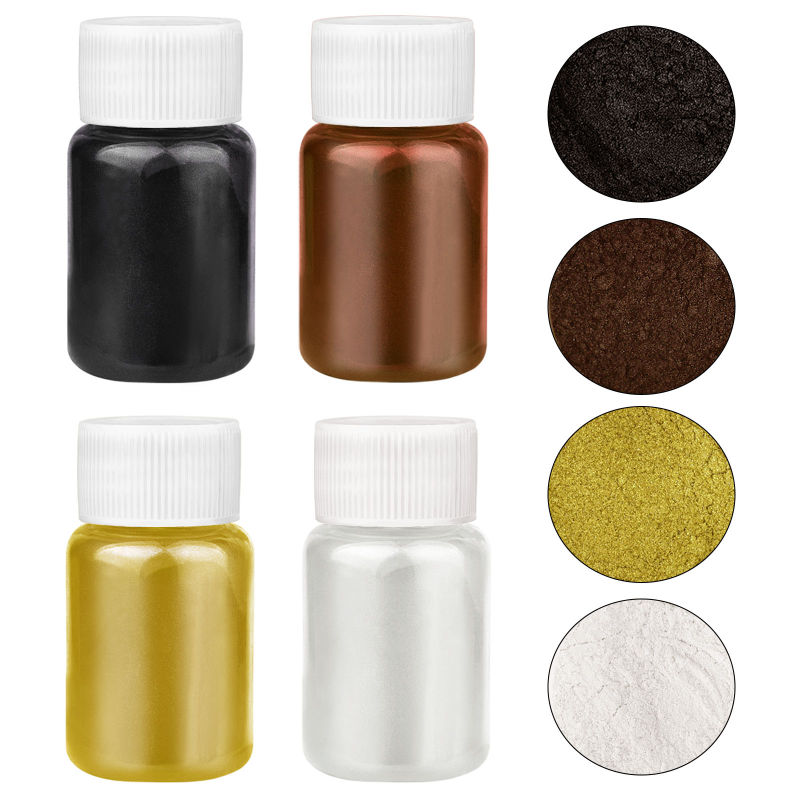 4 Colors/Set Pearlescent Powde - Mica Powder Colorant ulasan dan harga
