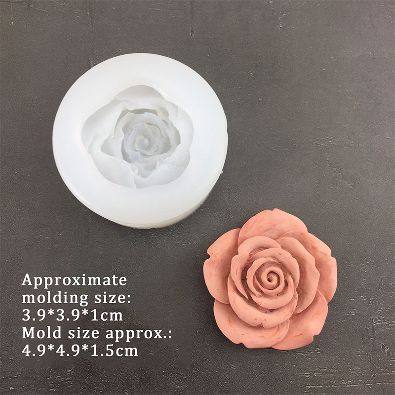3D Rose Flower Shape Leaf Sili - Soap Making Bar ulasan dan harga