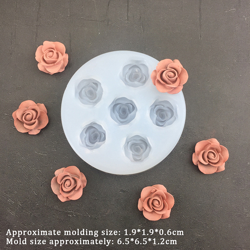 3D Rose Flower Shape Leaf Sili - Soap Making Bar ulasan dan harga