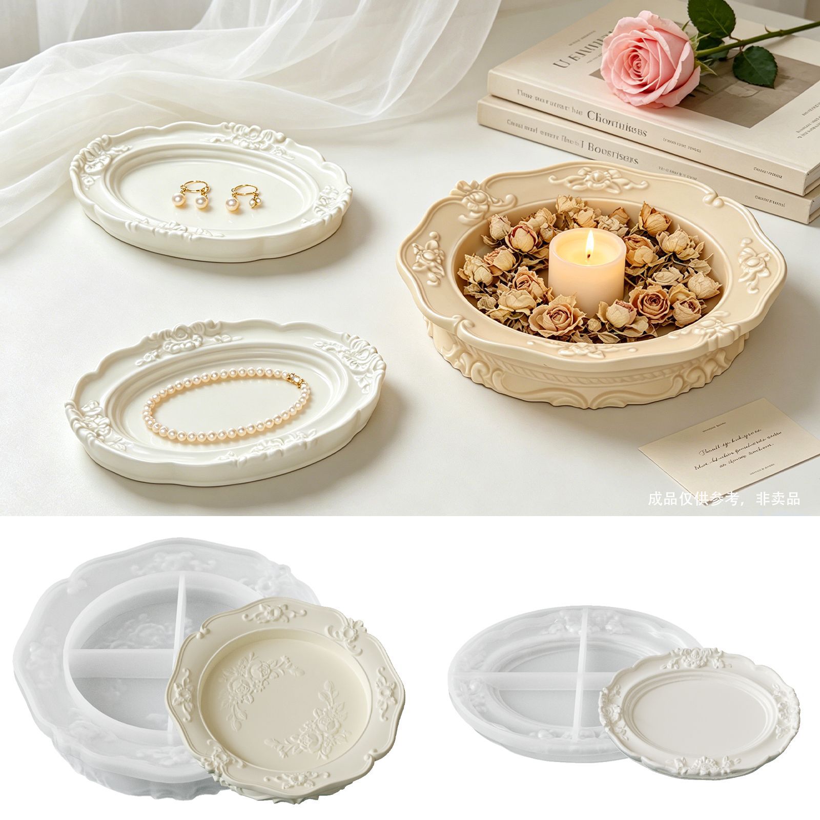 Elegant Vintage Baroque Lace S - Soap Making Bar ulasan dan harga