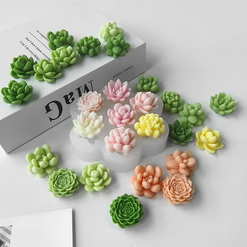 7 In1 Succulent Cactus Silicon - Soap Making Scents ulasan dan harga