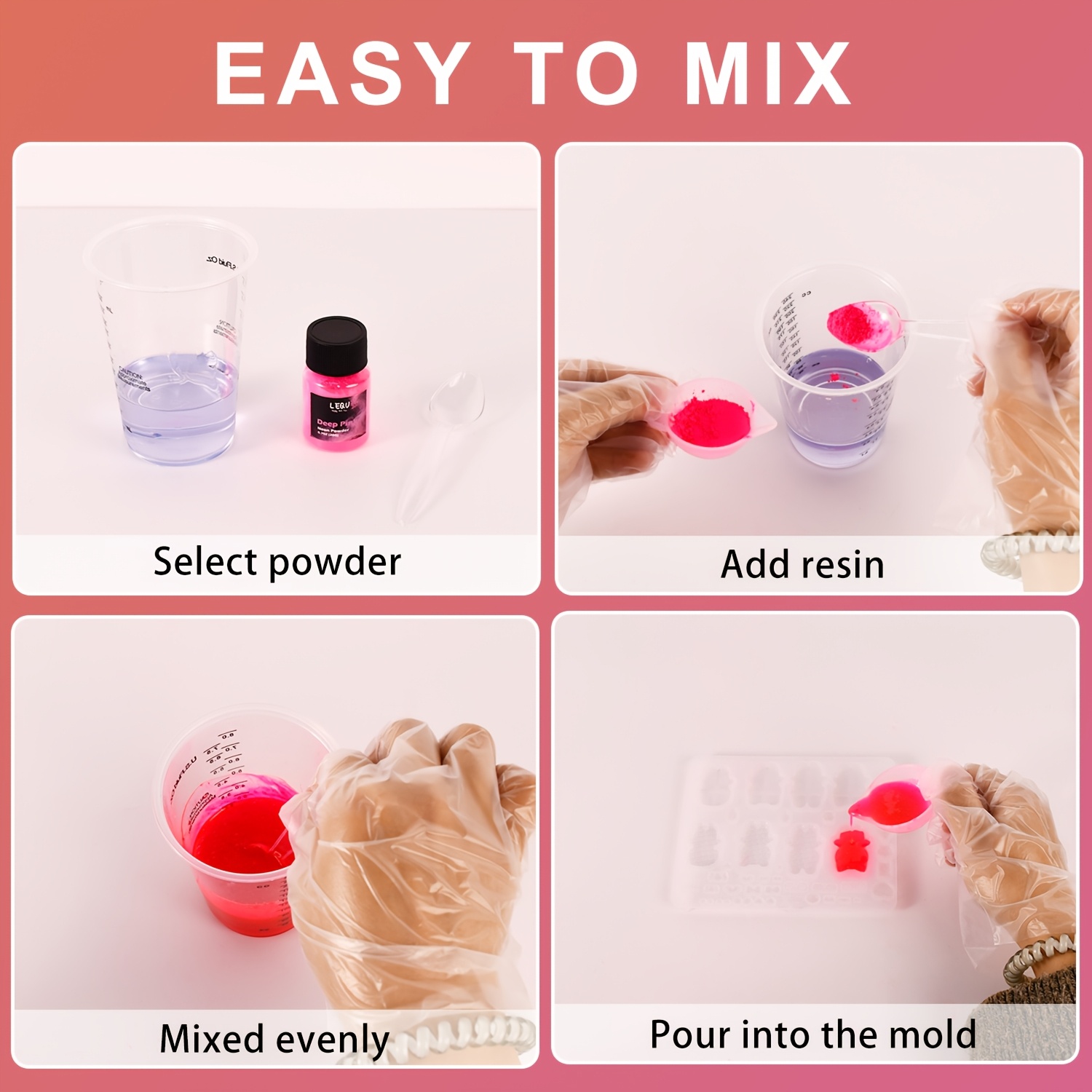 LEQU 12Colors Neon Fluorescent - Soap Making Experiment ulasan dan harga