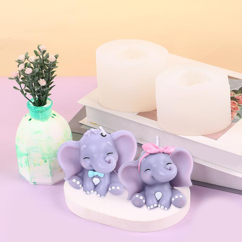 Cute 3D Elephant Silicone Cand - Soap Making Bar ulasan dan harga