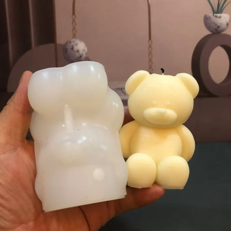 3D Bear Silicone Candle Mold D - Soap Making Experiment ulasan dan harga