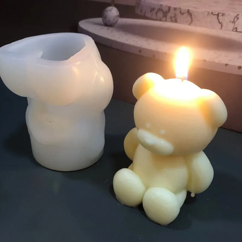 3D Bear Silicone Candle Mold D - Soap Making Experiment ulasan dan harga