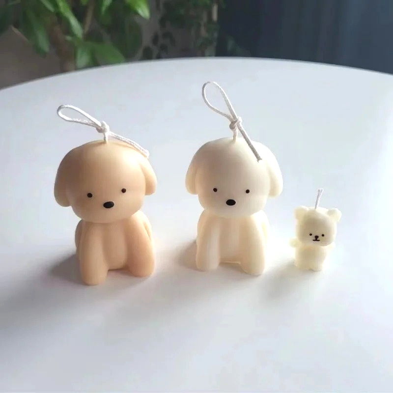 3D Puppy Scented Candle Silico - Soap Making Scents ulasan dan harga