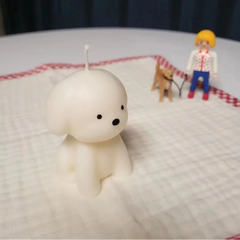 3D Puppy Scented Candle Silico - Soap Making Scents ulasan dan harga