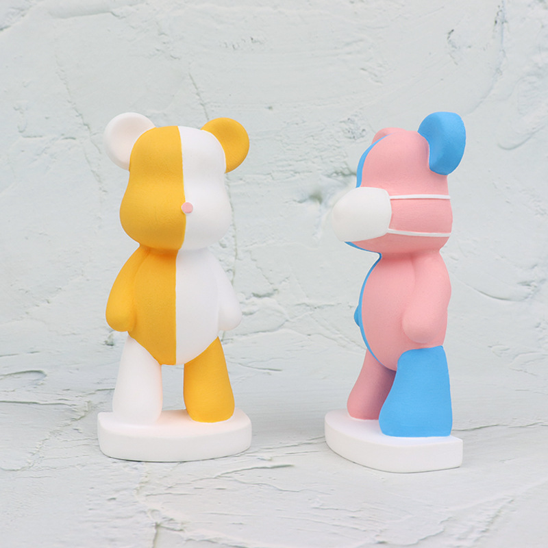 3D Cartoon Bear Silicone Candl - Soap Making Experiment ulasan dan harga