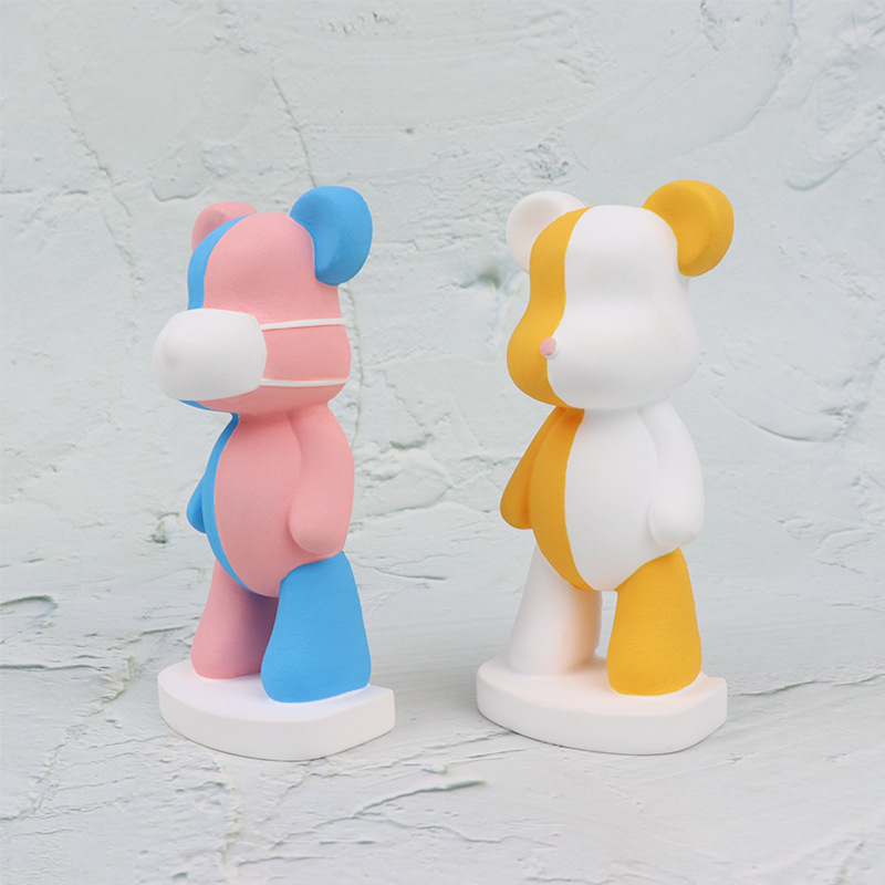 3D Cartoon Bear Silicone Candl - Soap Making Experiment ulasan dan harga