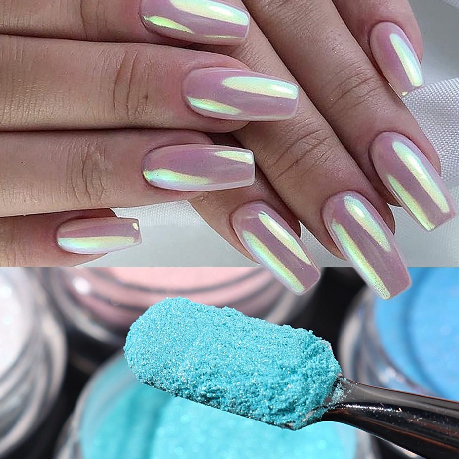 10pcs Set Nail Mermaid Dipping - Mica Powder Colorant ulasan dan harga