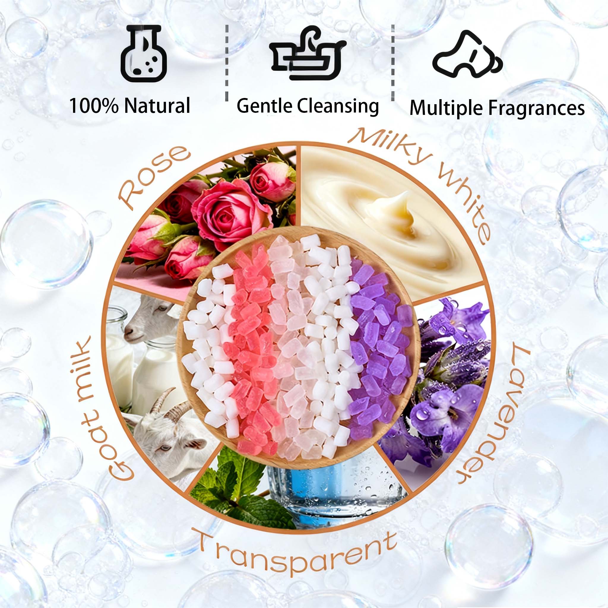 200g Color Glycerin Soap Base  - Soap Making Glycerin Base ulasan dan harga