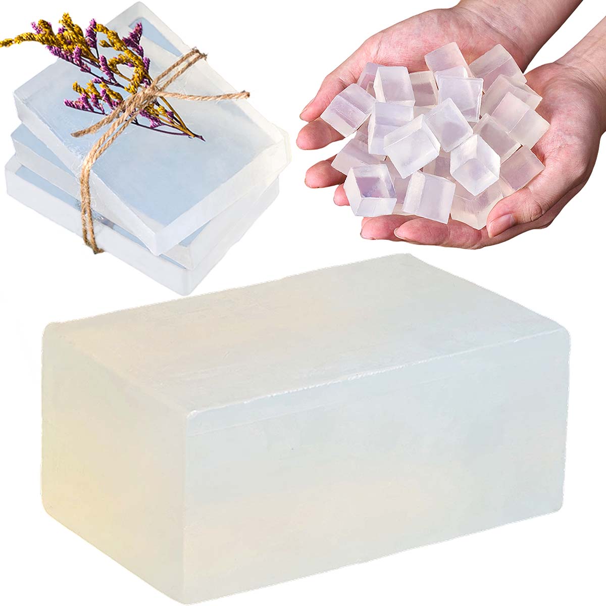 Transparent White Glycerin Soa - Soap Making Glycerin Base ulasan dan harga