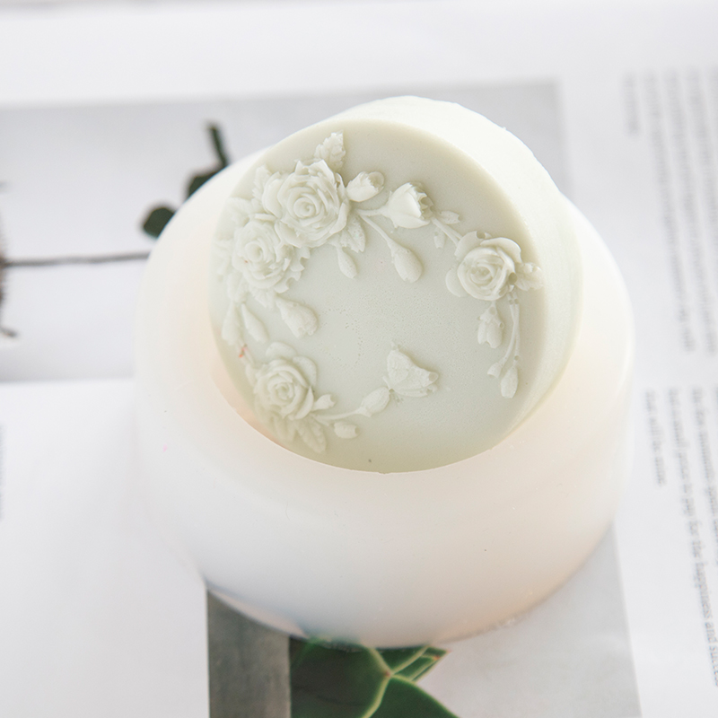 Round Shape Rose Flower Handma - Soap Making Scents ulasan dan harga