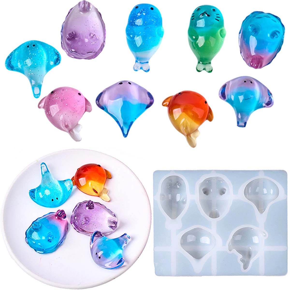 3D Healing Kawaii Manta Ray Wh - Soap Making Bar ulasan dan harga