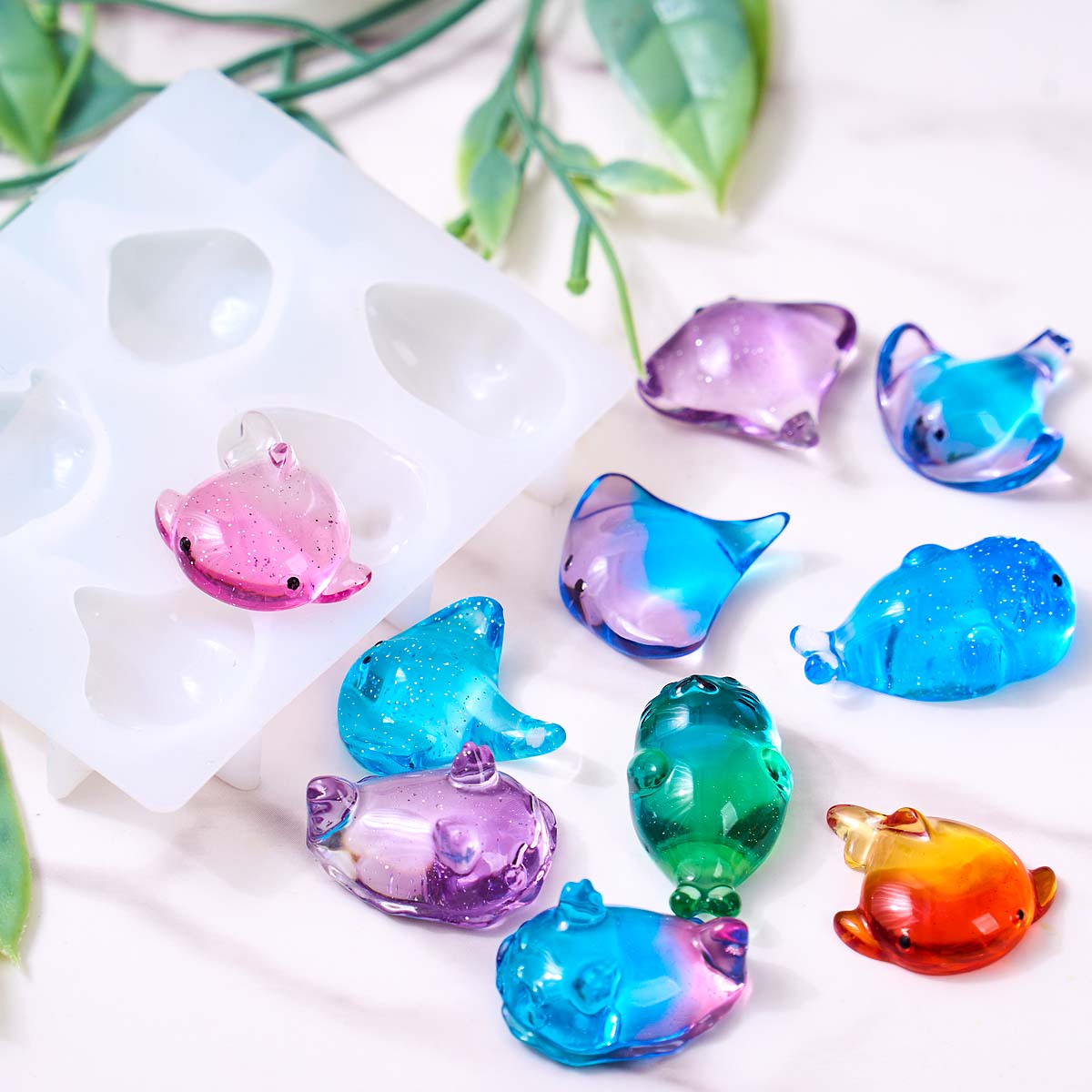 3D Healing Kawaii Manta Ray Wh - Soap Making Bar ulasan dan harga