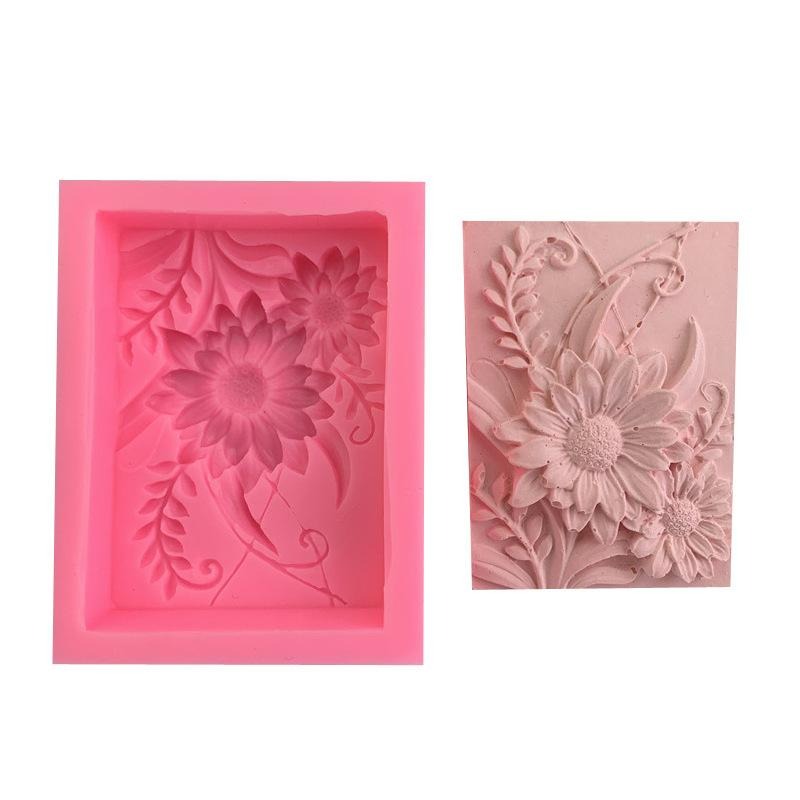 1pc 3D Square Rose Flower Sili - Soap Making Experiment ulasan dan harga