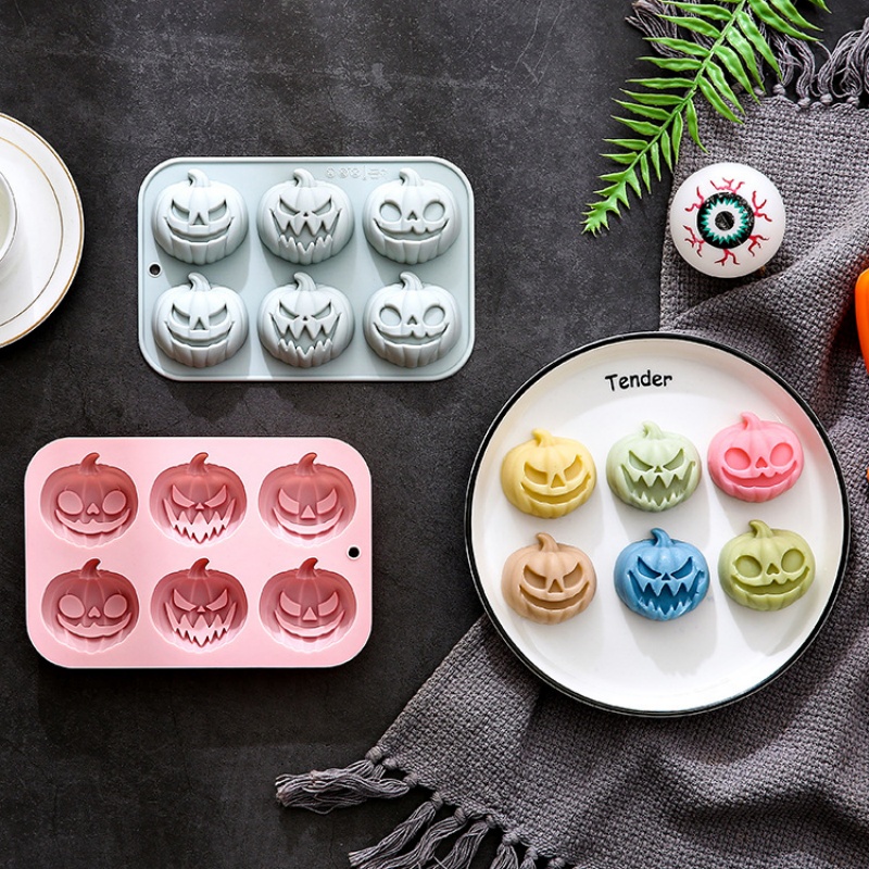 6-in-3 Pumpkin Shaped Silicone - Soap Making Bar ulasan dan harga