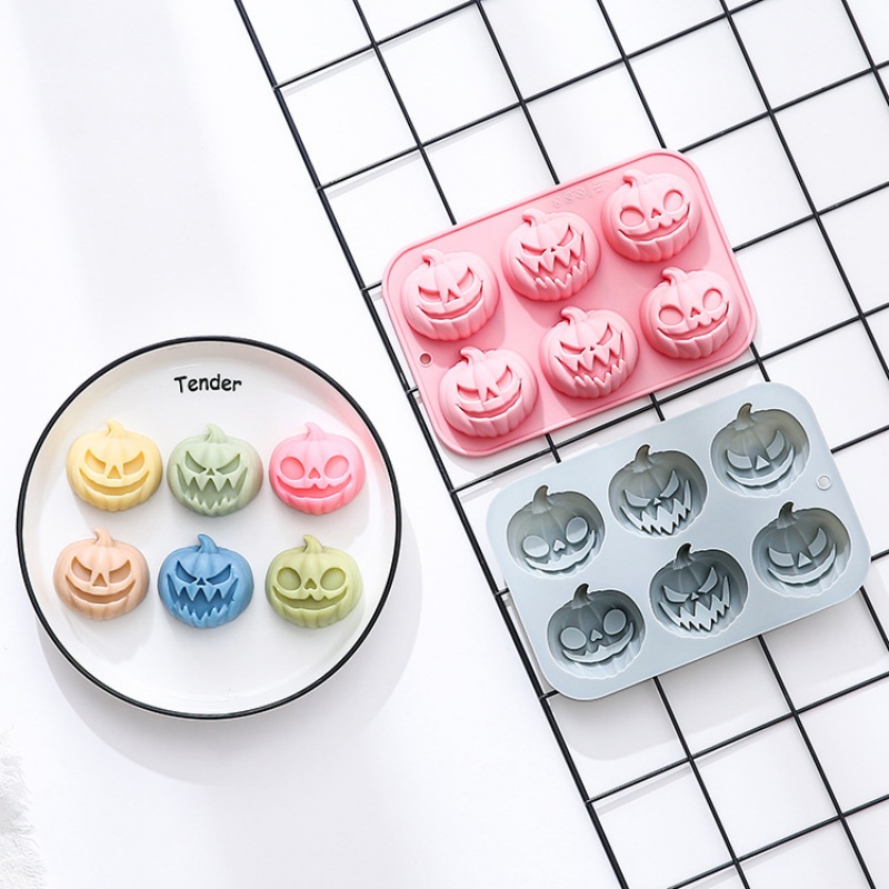 6-in-3 Pumpkin Shaped Silicone - Soap Making Bar ulasan dan harga