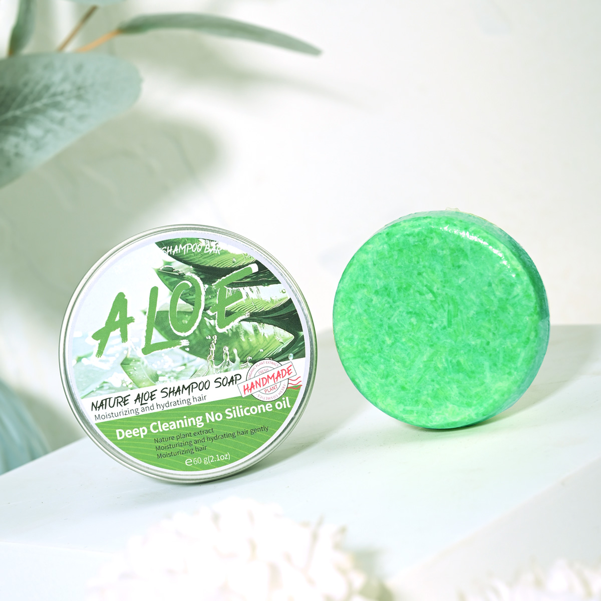 Organic Aloe Shampoo Bar Organ - Soap Making Glycerin Base ulasan dan harga