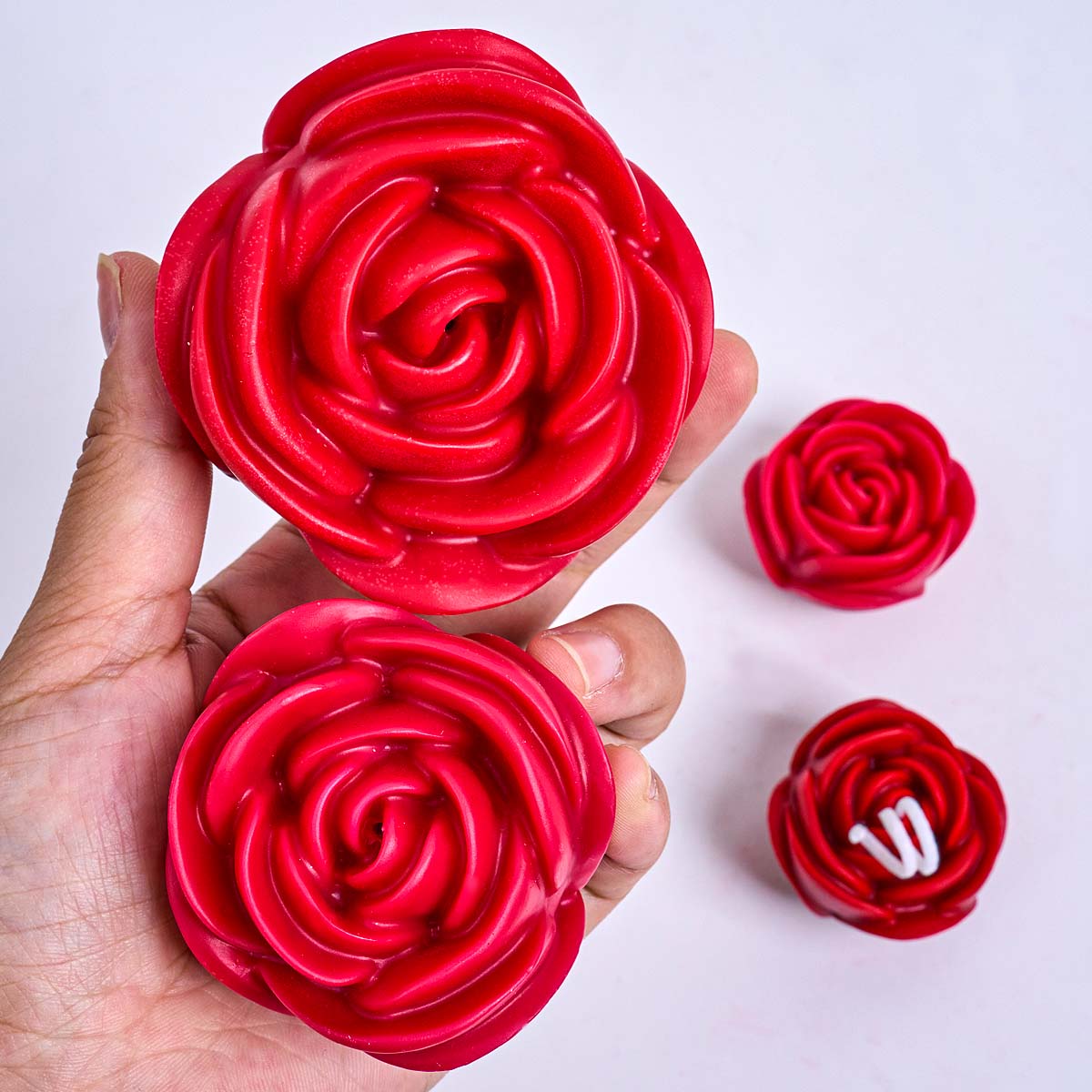 3D Flower Shape Silicone Candl - Soap Making Scents ulasan dan harga