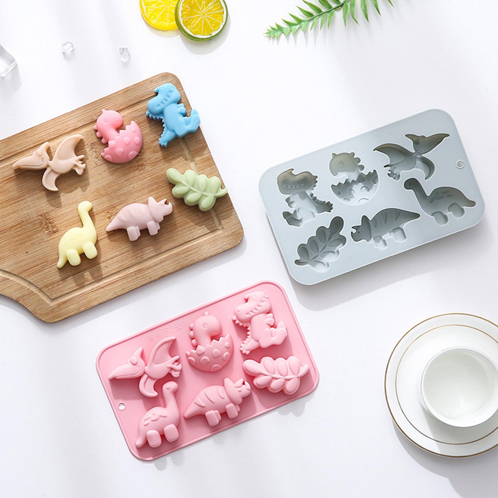 Silicone 6 Cavities Dinosaur J - Soap Making Bar ulasan dan harga