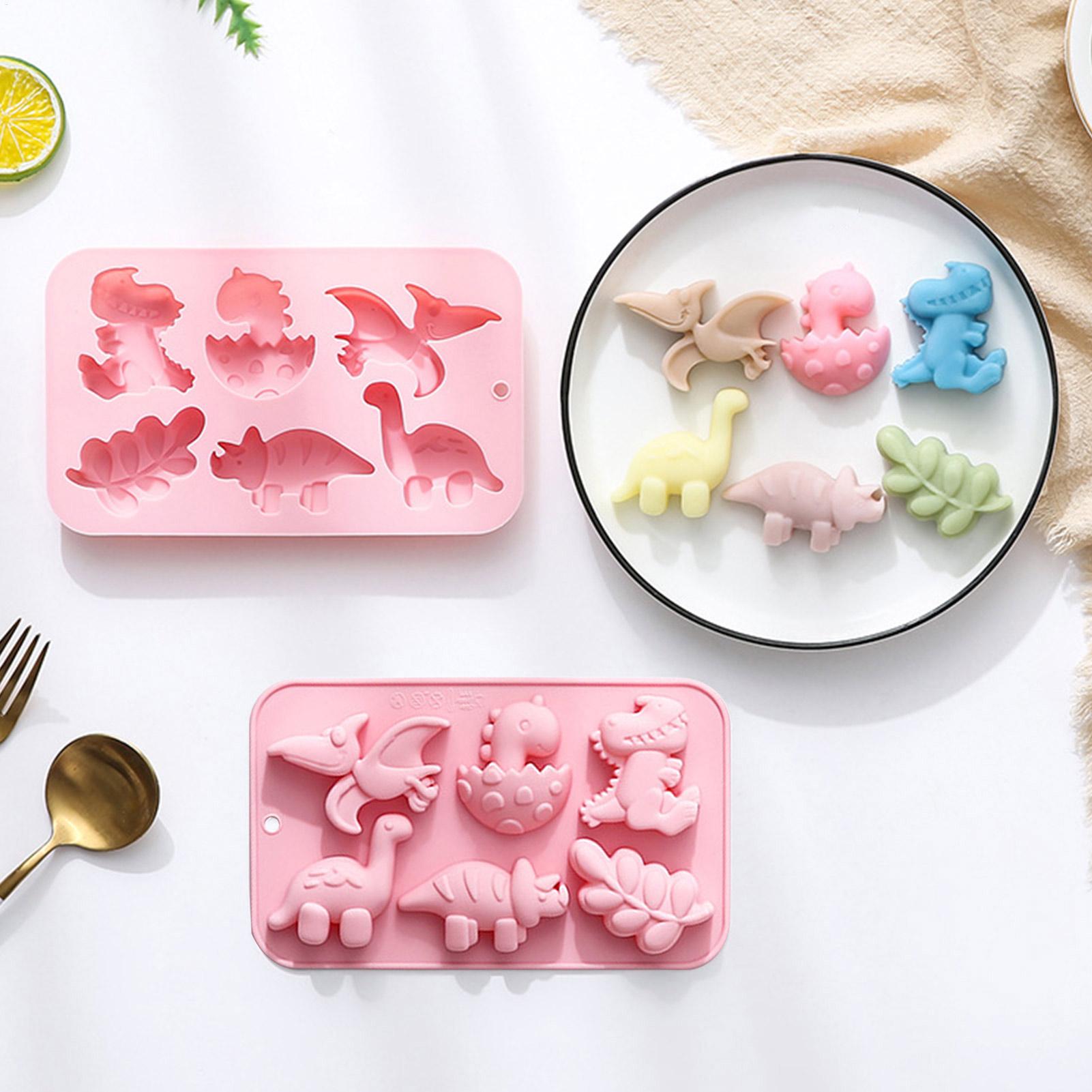 Silicone 6 Cavities Dinosaur J - Soap Making Bar ulasan dan harga