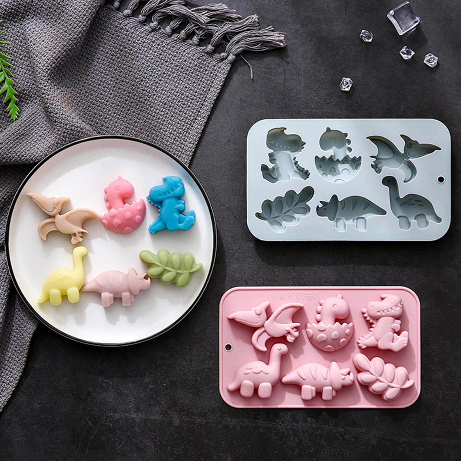 Silicone 6 Cavities Dinosaur J - Soap Making Bar ulasan dan harga