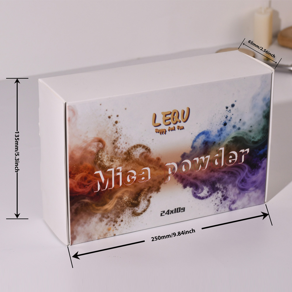 24-Color Chameleon Mica Powder - Mica Powder Colorant ulasan dan harga