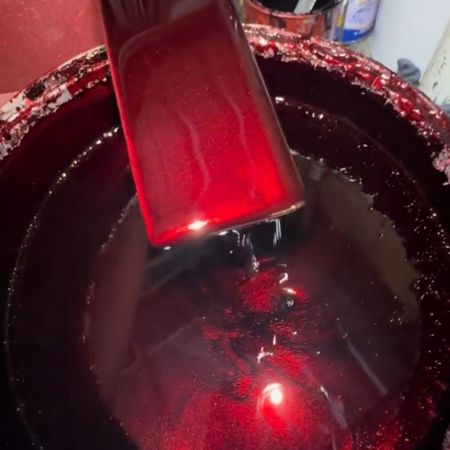 Metallic Blood Red Automotive  - Mica Powder Colorant ulasan dan harga